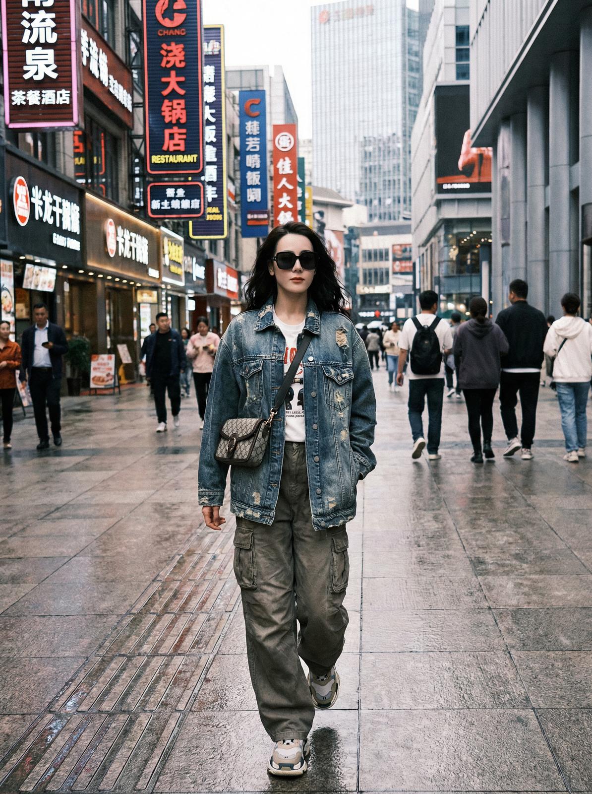 精神小妹街拍纪实视频